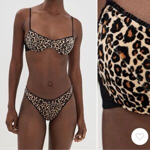 Only Heart Leopard Print Underwire Bra - Women Intimates & Sleepwear